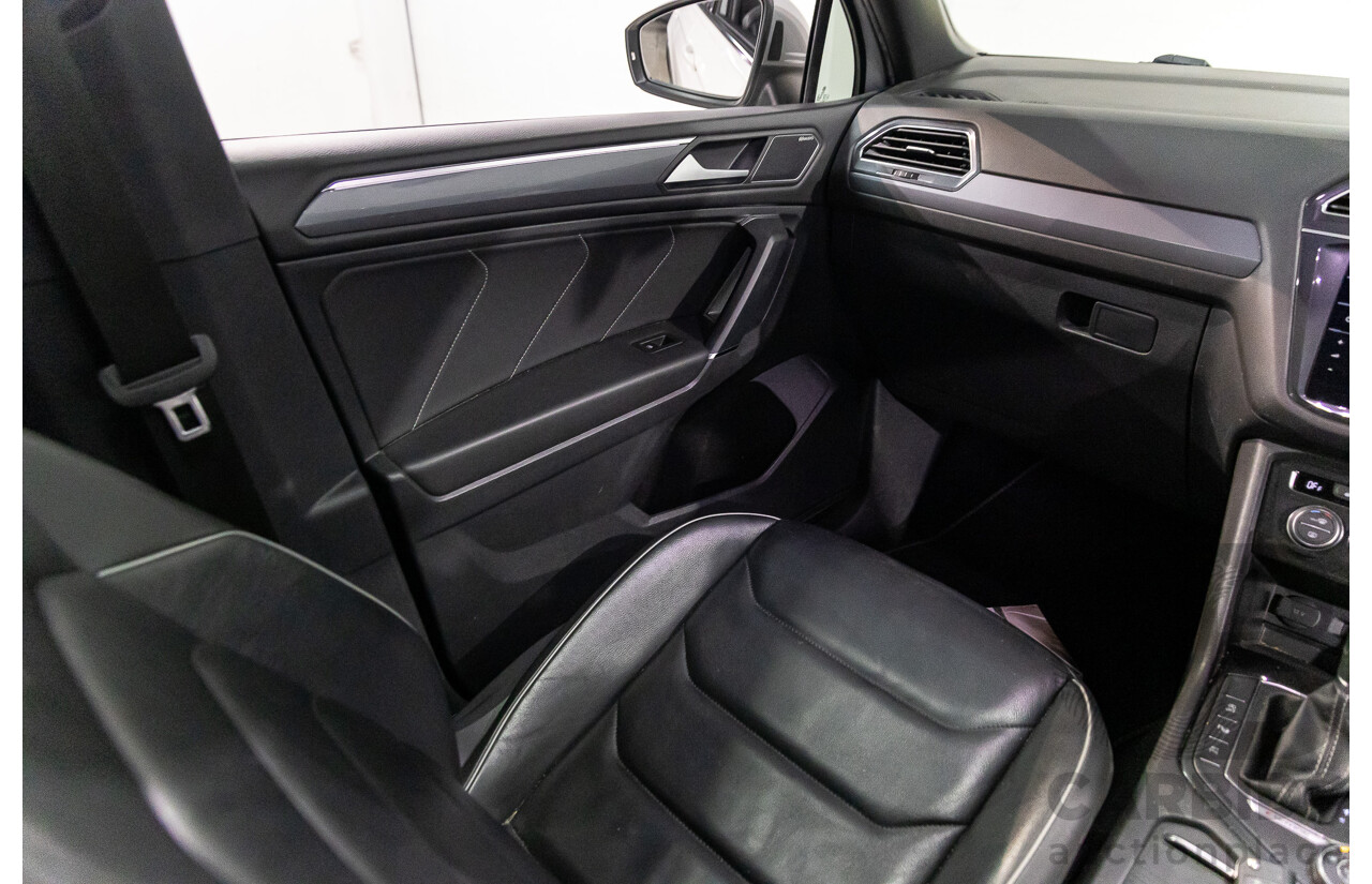 04/2019 Volkswagen Tiguan Allspace 162 TSI Highline (AWD) 5NA MY19 4d Wagon Pure White Turbo 2.0L