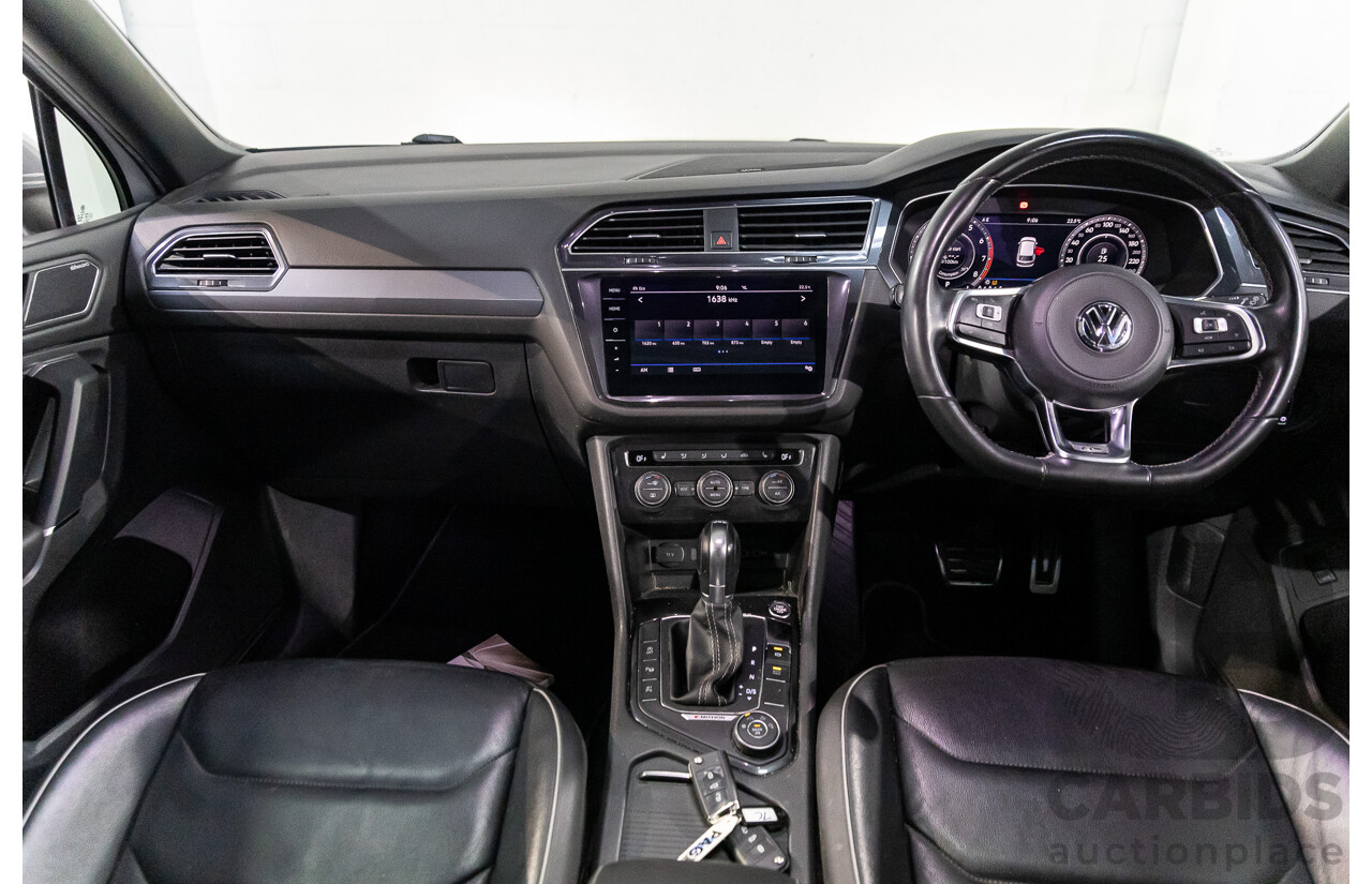 04/2019 Volkswagen Tiguan Allspace 162 TSI Highline (AWD) 5NA MY19 4d Wagon Pure White Turbo 2.0L