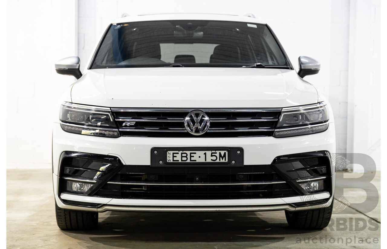 04/2019 Volkswagen Tiguan Allspace 162 TSI Highline (AWD) 5NA MY19 4d Wagon Pure White Turbo 2.0L