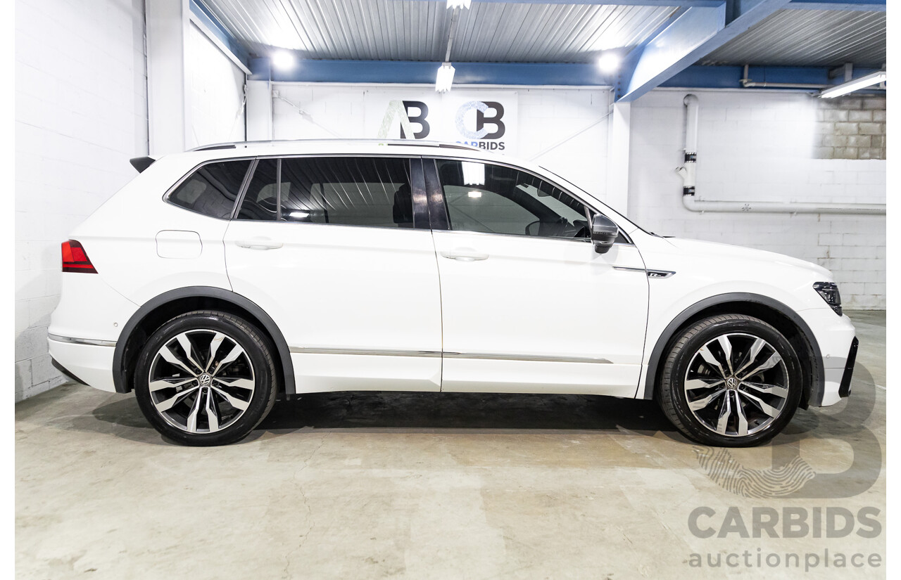 04/2019 Volkswagen Tiguan Allspace 162 TSI Highline (AWD) 5NA MY19 4d Wagon Pure White Turbo 2.0L
