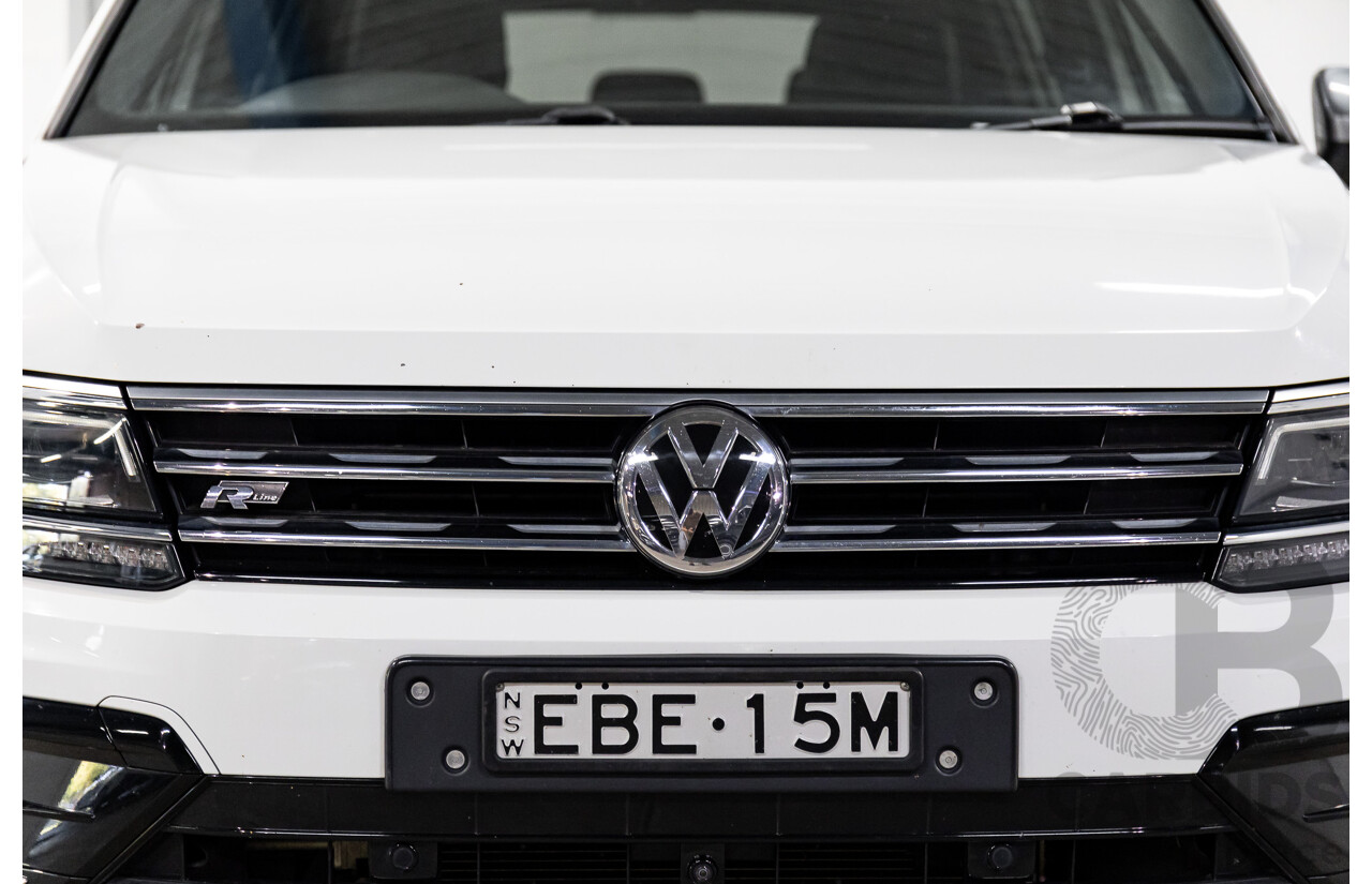 04/2019 Volkswagen Tiguan Allspace 162 TSI Highline (AWD) 5NA MY19 4d Wagon Pure White Turbo 2.0L
