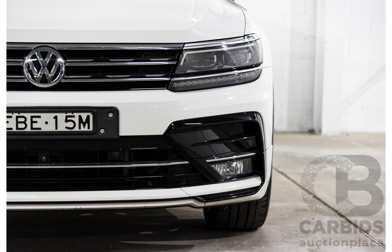 04/2019 Volkswagen Tiguan Allspace 162 TSI Highline (AWD) 5NA MY19 4d Wagon Pure White Turbo 2.0L