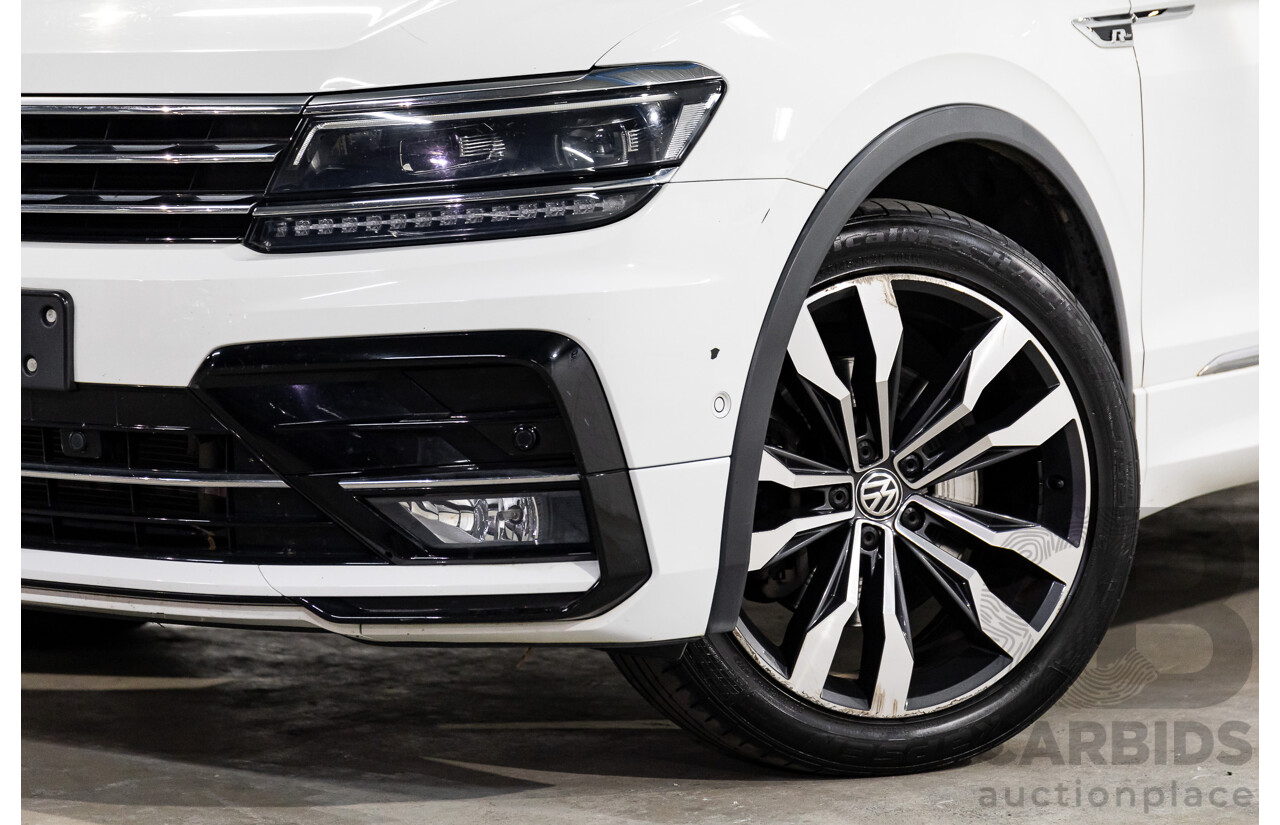 04/2019 Volkswagen Tiguan Allspace 162 TSI Highline (AWD) 5NA MY19 4d Wagon Pure White Turbo 2.0L