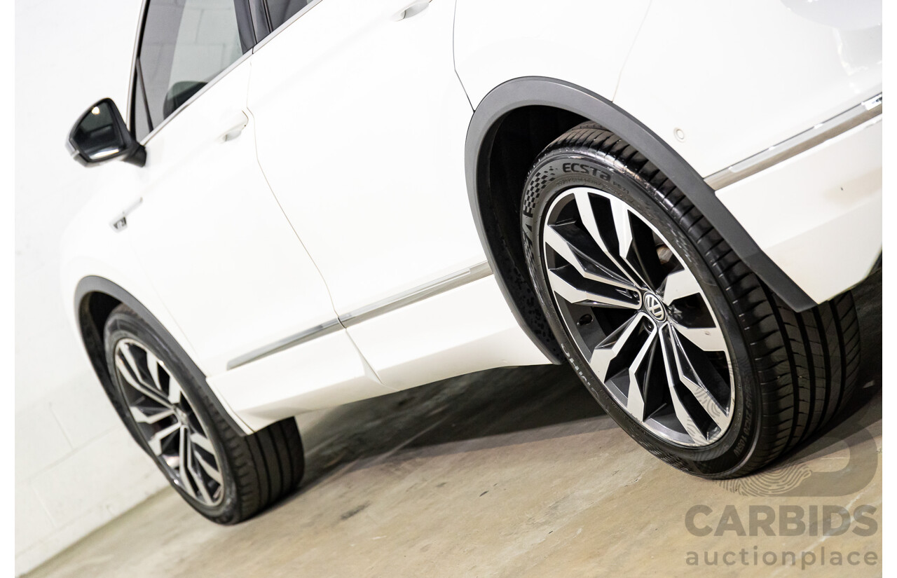 04/2019 Volkswagen Tiguan Allspace 162 TSI Highline (AWD) 5NA MY19 4d Wagon Pure White Turbo 2.0L