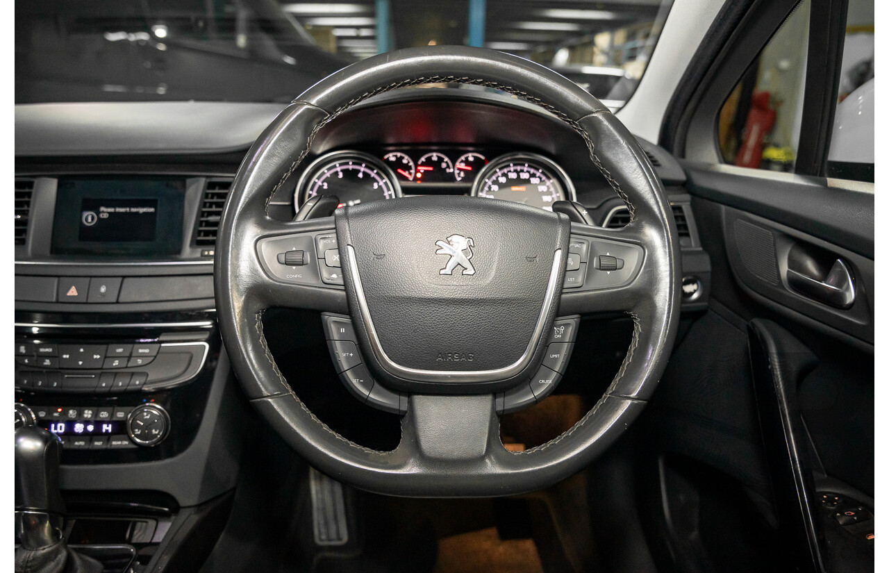 10/2012 Peugeot 508 Allure Touring 1.6T 4d Wagon Blanc Banquise White Turbo 1.6L