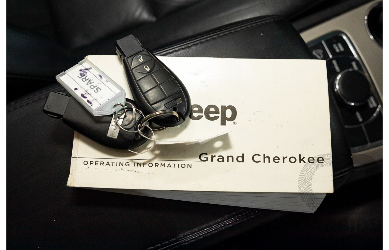 12/2012 Jeep Grand Cherokee Limited (4x4) WK 4d Wagon Deep Cherry Red Pearl V6 3.6L