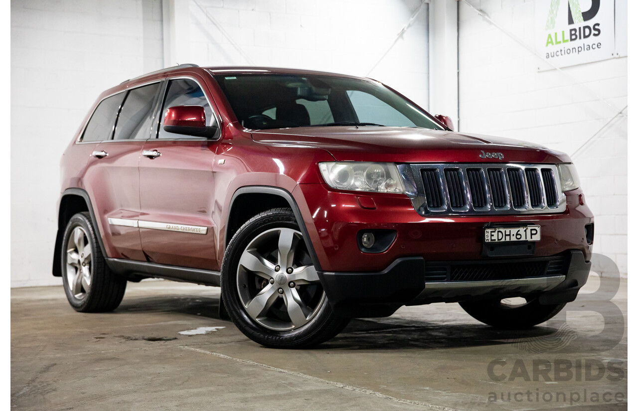 12/2012 Jeep Grand Cherokee Limited (4x4) WK 4d Wagon Deep Cherry Red Pearl V6 3.6L