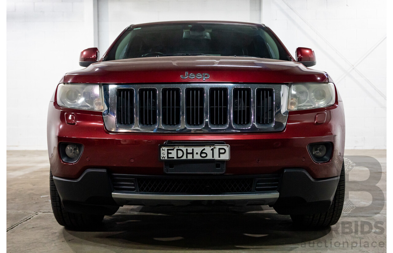 12/2012 Jeep Grand Cherokee Limited (4x4) WK 4d Wagon Deep Cherry Red Pearl V6 3.6L