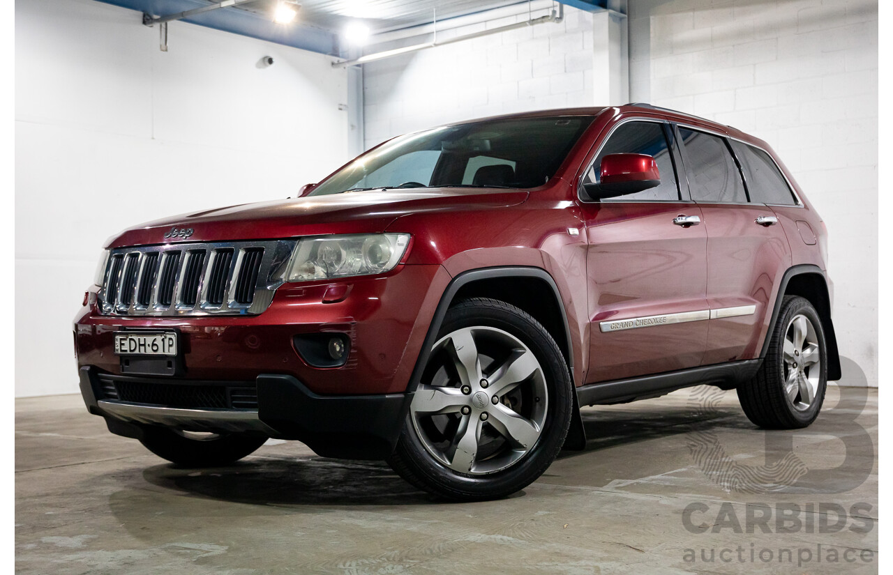 12/2012 Jeep Grand Cherokee Limited (4x4) WK 4d Wagon Deep Cherry Red Pearl V6 3.6L