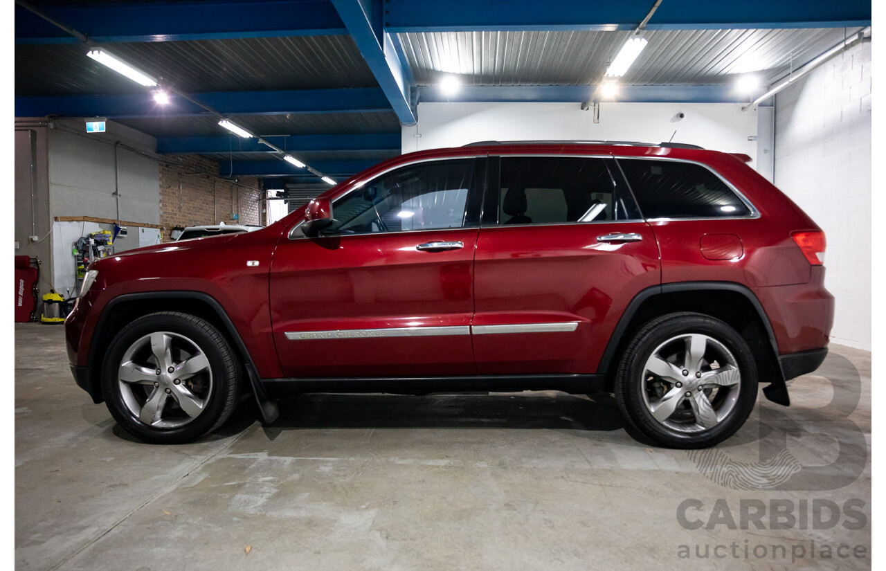 12/2012 Jeep Grand Cherokee Limited (4x4) WK 4d Wagon Deep Cherry Red Pearl V6 3.6L