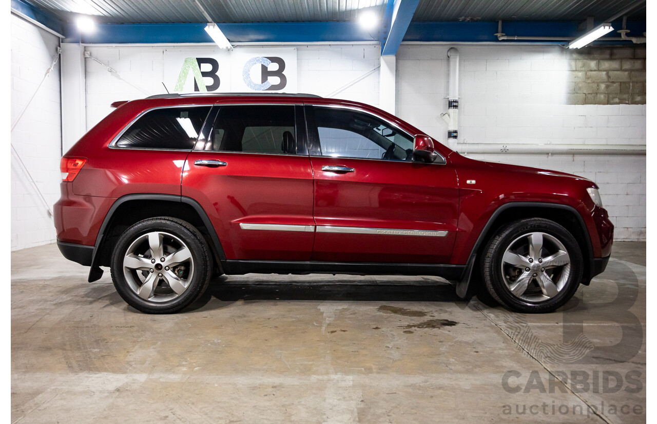 12/2012 Jeep Grand Cherokee Limited (4x4) WK 4d Wagon Deep Cherry Red Pearl V6 3.6L