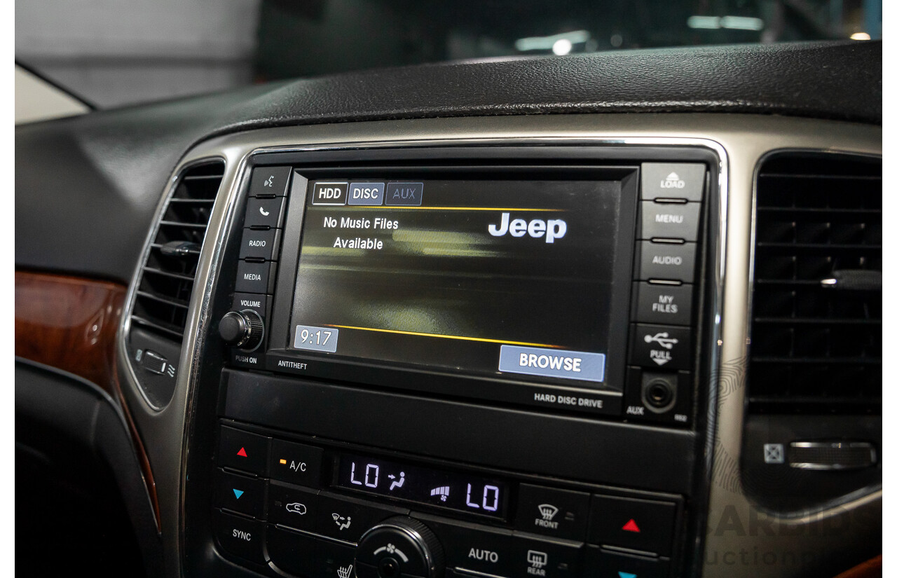 12/2012 Jeep Grand Cherokee Limited (4x4) WK 4d Wagon Deep Cherry Red Pearl V6 3.6L