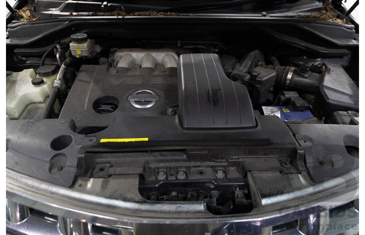 12/2006 Nissan Murano Ti-L Z50 4d Wagon Obsidian Black V6 3.5L