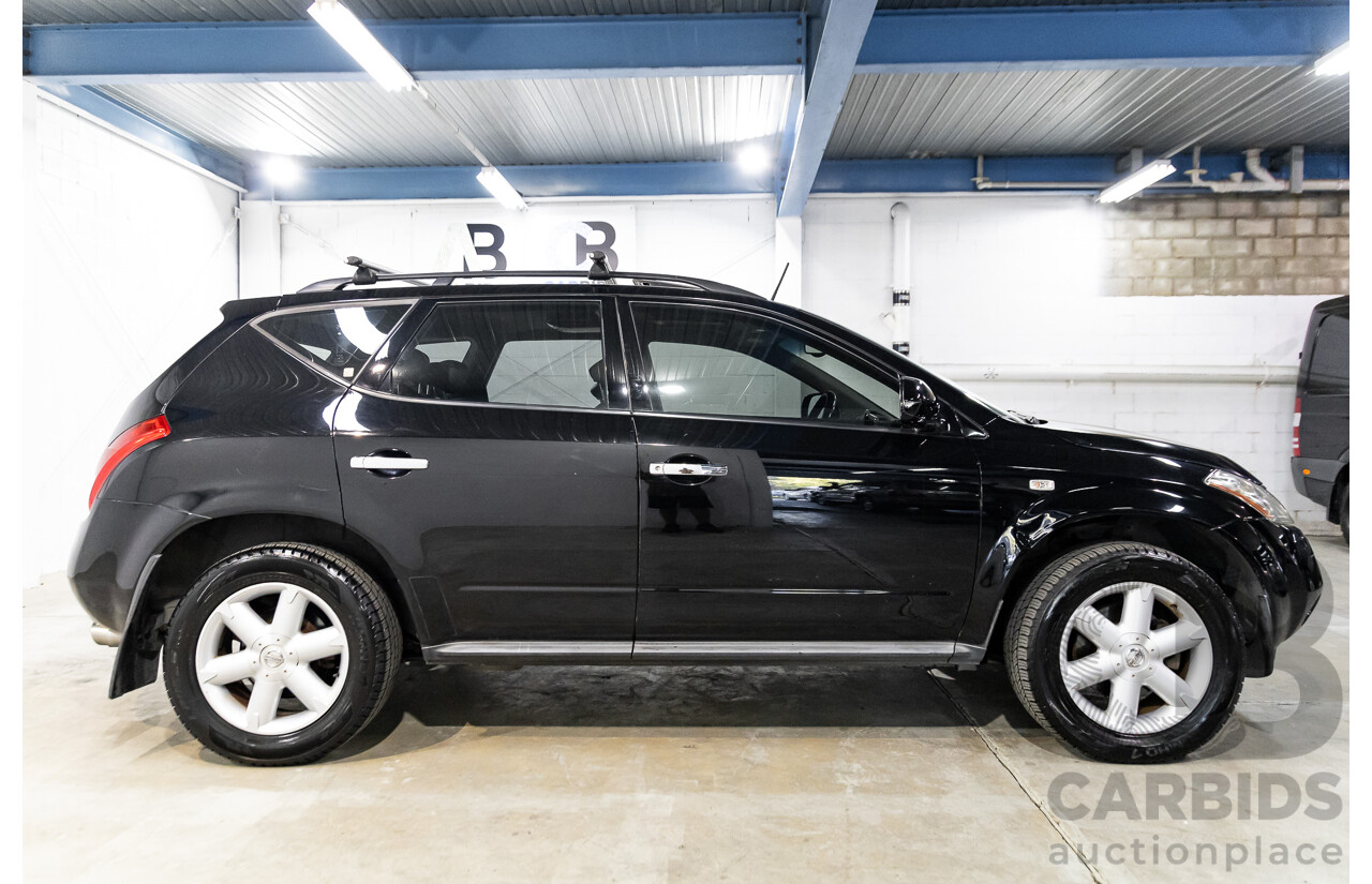 12/2006 Nissan Murano Ti-L Z50 4d Wagon Obsidian Black V6 3.5L