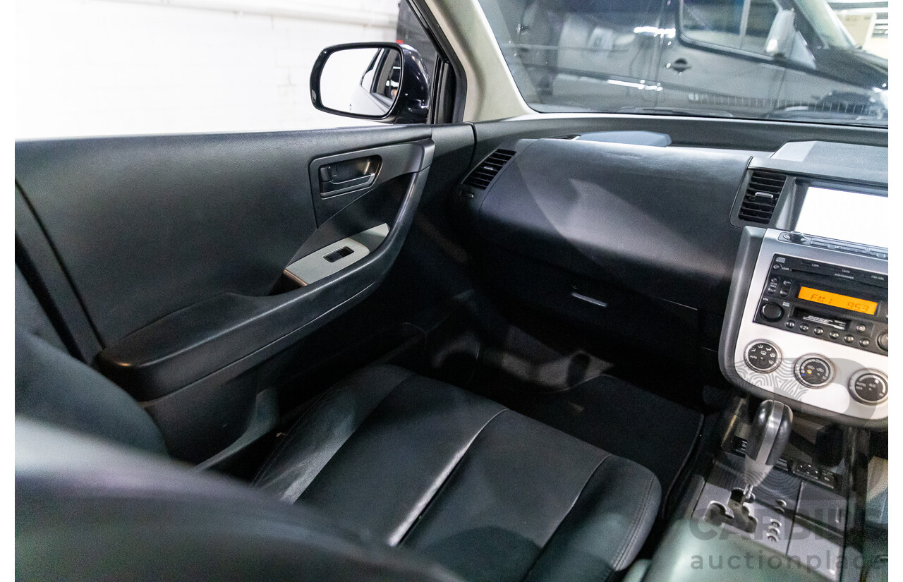 12/2006 Nissan Murano Ti-L Z50 4d Wagon Obsidian Black V6 3.5L