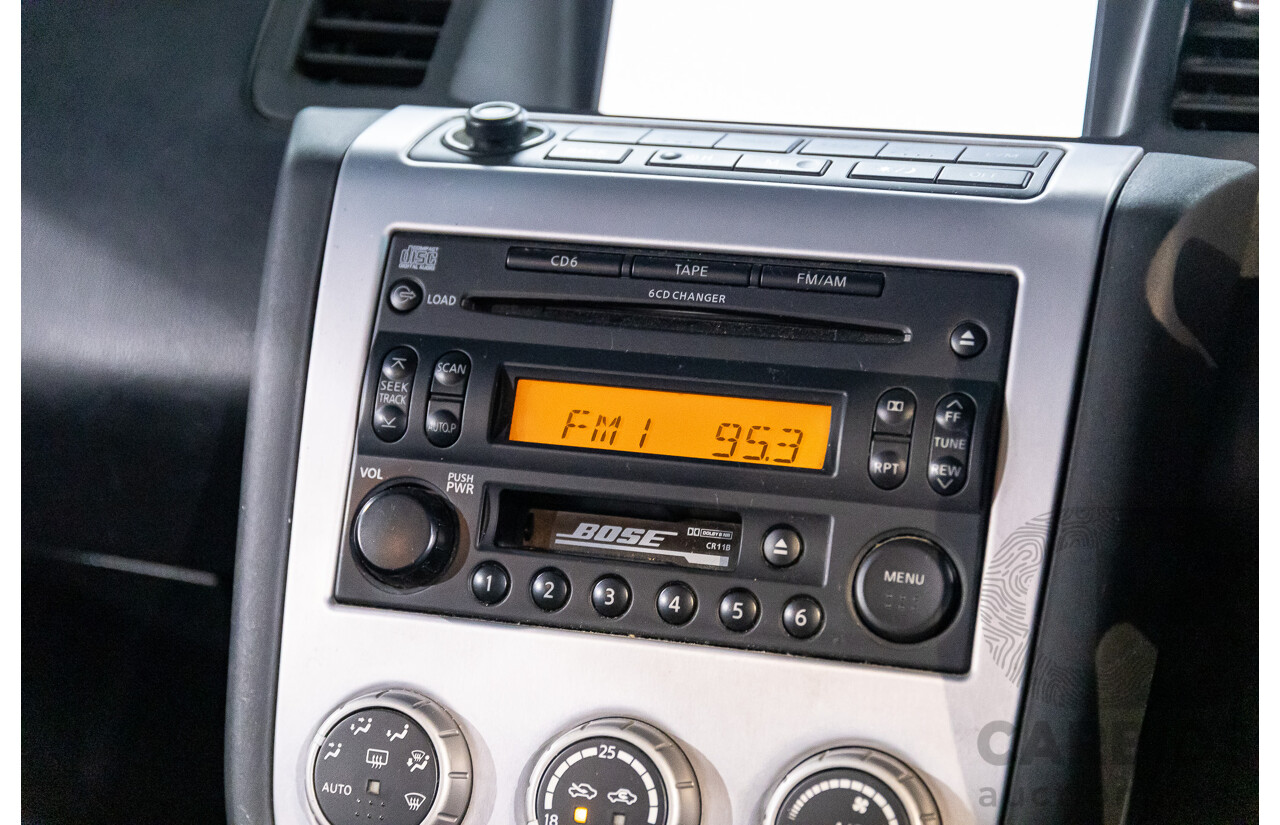 12/2006 Nissan Murano Ti-L Z50 4d Wagon Obsidian Black V6 3.5L