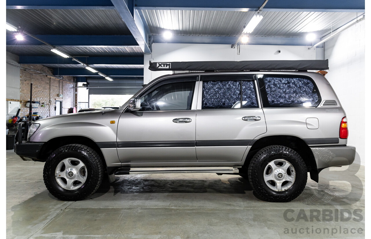 10/2001 Toyota Landcruiser GXL (4x4) HDJ100R 4d Wagon Thunder Cloud Grey Metallic Turbo Diesel 4.2L