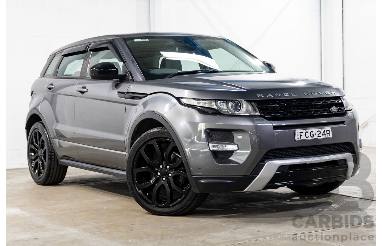 1/2015 Range Rover Evoque SD4 Dynamic LV MY15 5d Wagon Corris Grey Turbo Diesel 2.2L