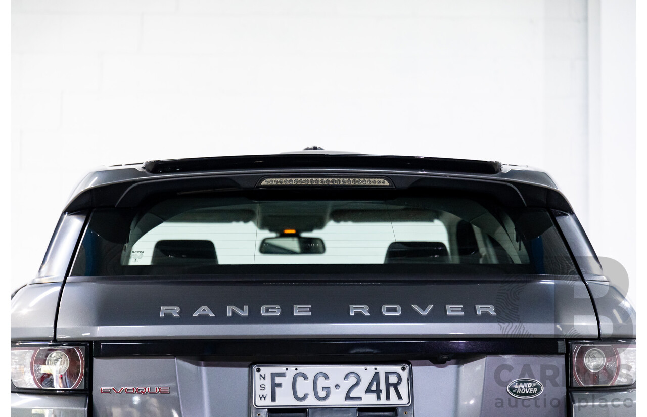 1/2015 Range Rover Evoque SD4 Dynamic LV MY15 5d Wagon Corris Grey Turbo Diesel 2.2L
