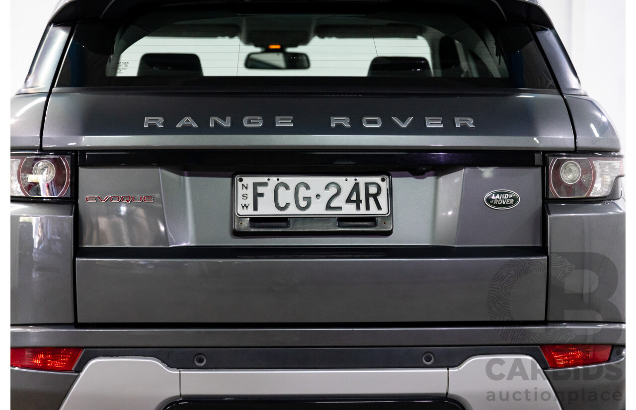 1/2015 Range Rover Evoque SD4 Dynamic LV MY15 5d Wagon Corris Grey Turbo Diesel 2.2L