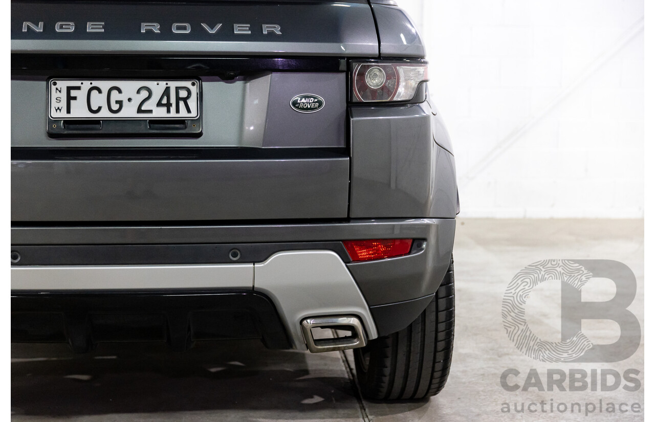 1/2015 Range Rover Evoque SD4 Dynamic LV MY15 5d Wagon Corris Grey Turbo Diesel 2.2L