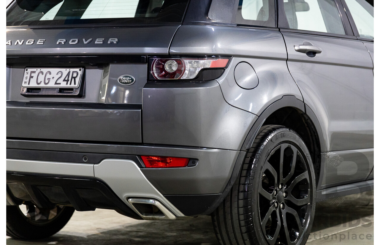 1/2015 Range Rover Evoque SD4 Dynamic LV MY15 5d Wagon Corris Grey Turbo Diesel 2.2L