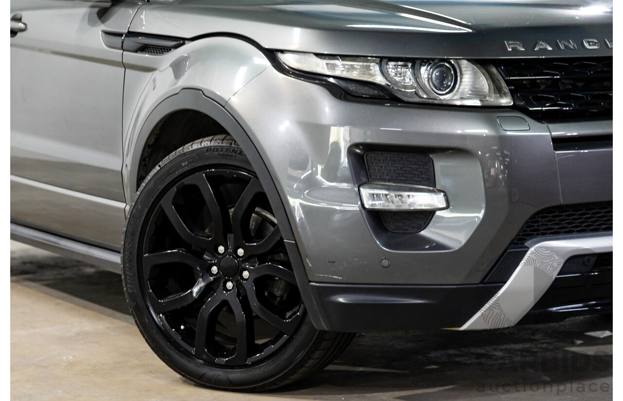 1/2015 Range Rover Evoque SD4 Dynamic LV MY15 5d Wagon Corris Grey Turbo Diesel 2.2L