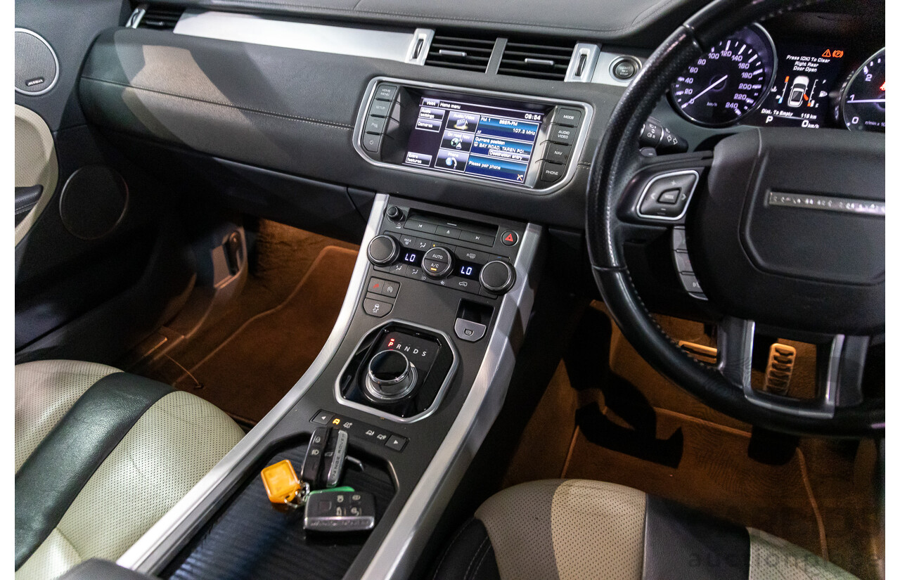 1/2015 Range Rover Evoque SD4 Dynamic LV MY15 5d Wagon Corris Grey Turbo Diesel 2.2L