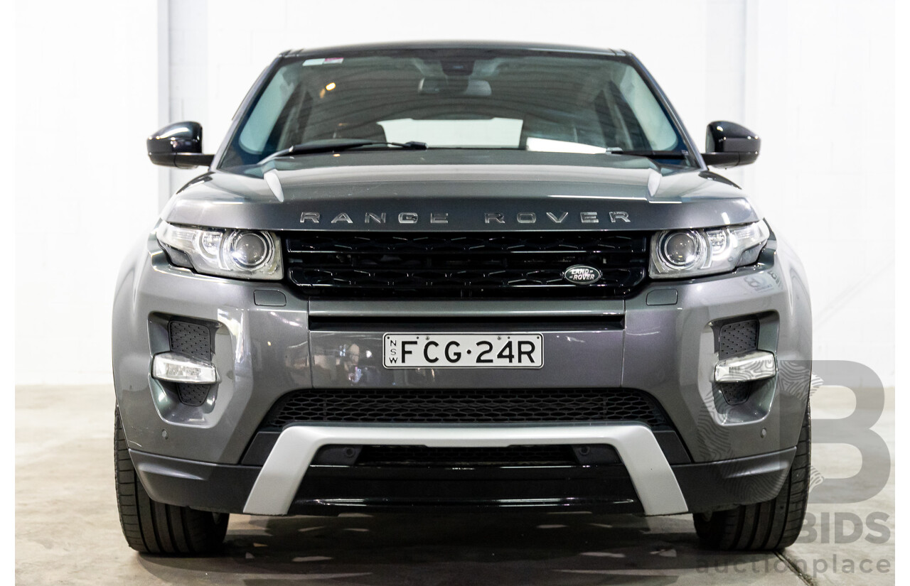 1/2015 Range Rover Evoque SD4 Dynamic LV MY15 5d Wagon Corris Grey Turbo Diesel 2.2L