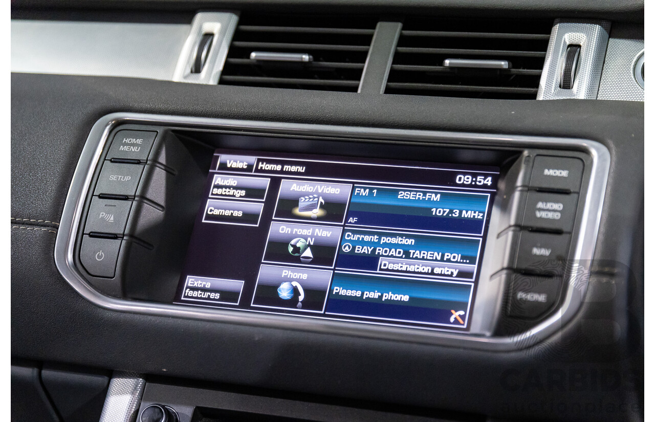 1/2015 Range Rover Evoque SD4 Dynamic LV MY15 5d Wagon Corris Grey Turbo Diesel 2.2L