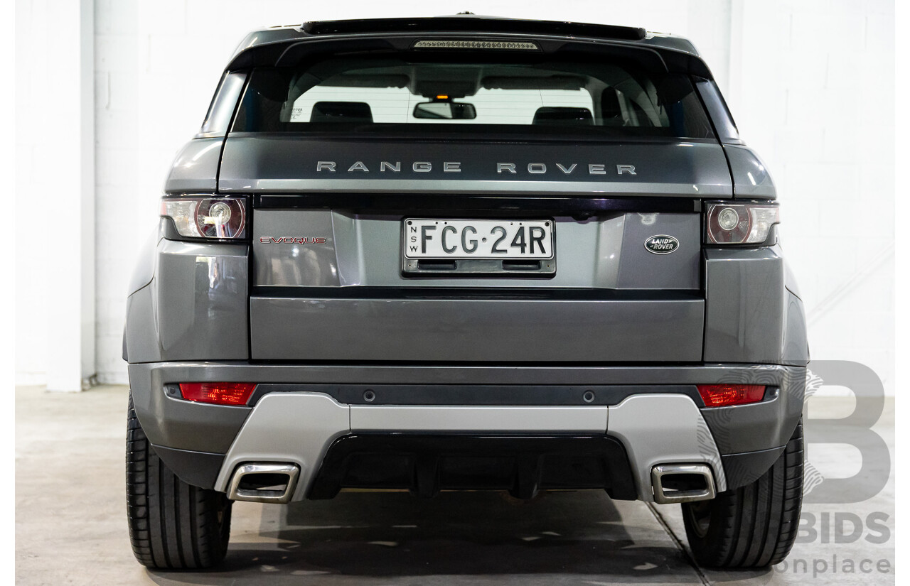 1/2015 Range Rover Evoque SD4 Dynamic LV MY15 5d Wagon Corris Grey Turbo Diesel 2.2L