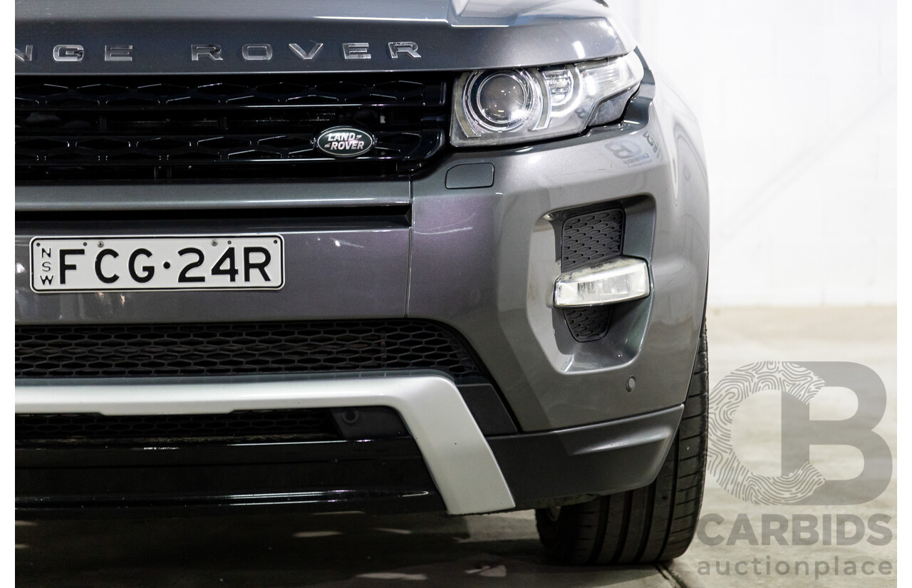 1/2015 Range Rover Evoque SD4 Dynamic LV MY15 5d Wagon Corris Grey Turbo Diesel 2.2L