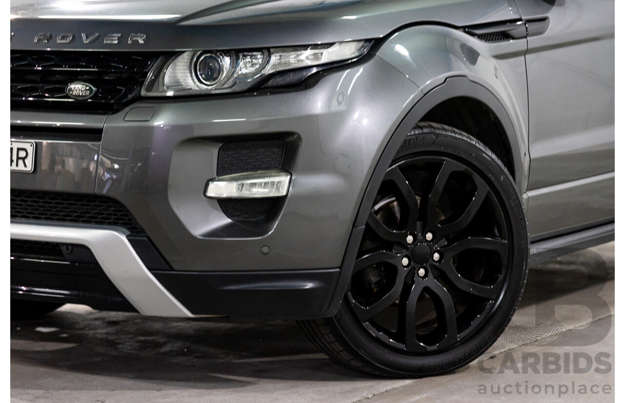 1/2015 Range Rover Evoque SD4 Dynamic LV MY15 5d Wagon Corris Grey Turbo Diesel 2.2L