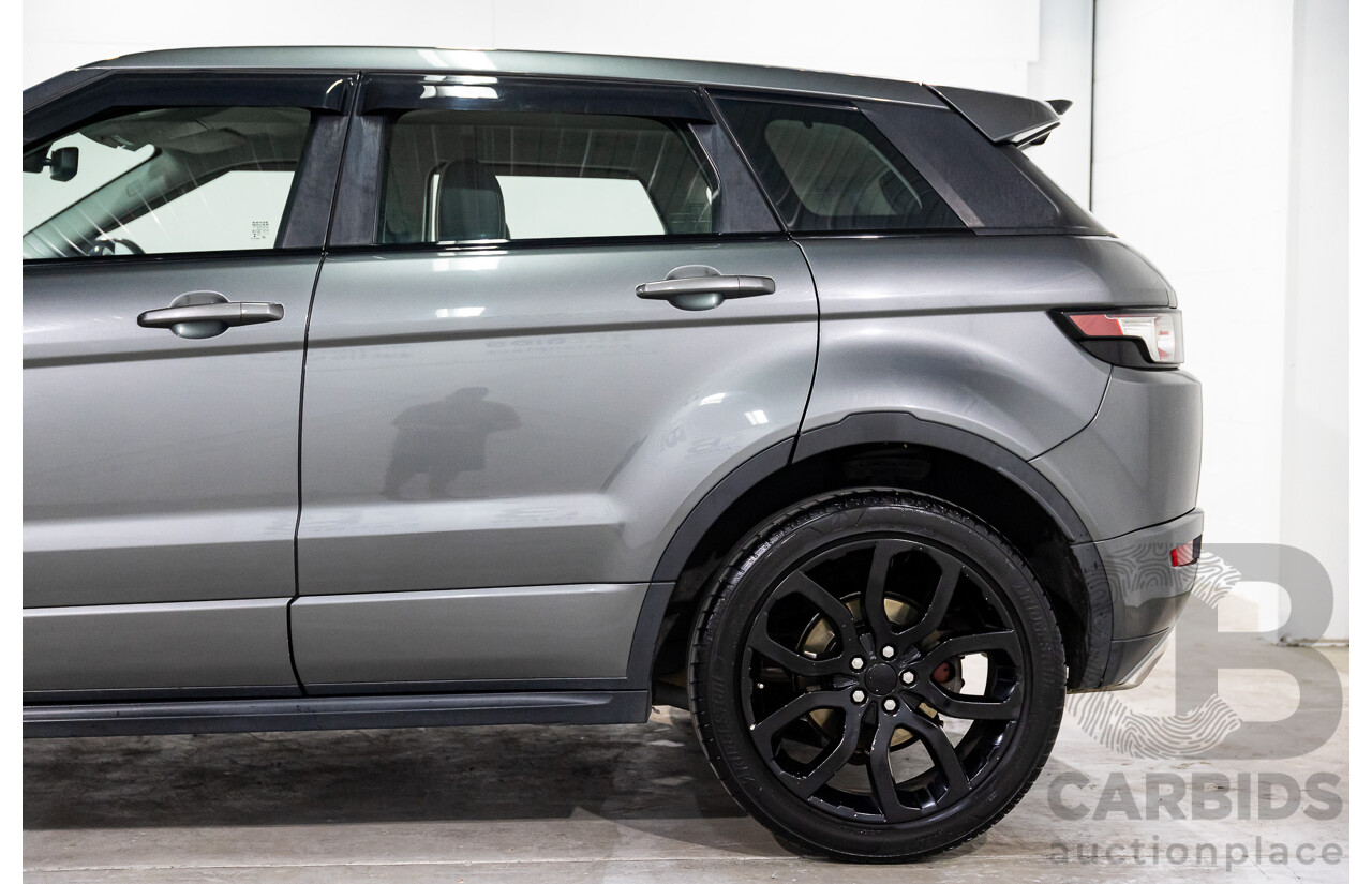 1/2015 Range Rover Evoque SD4 Dynamic LV MY15 5d Wagon Corris Grey Turbo Diesel 2.2L