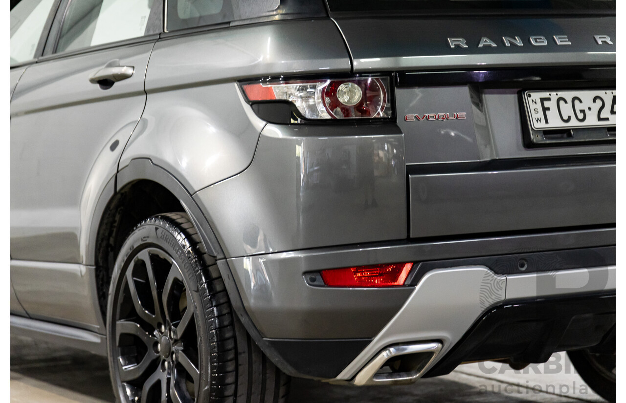 1/2015 Range Rover Evoque SD4 Dynamic LV MY15 5d Wagon Corris Grey Turbo Diesel 2.2L