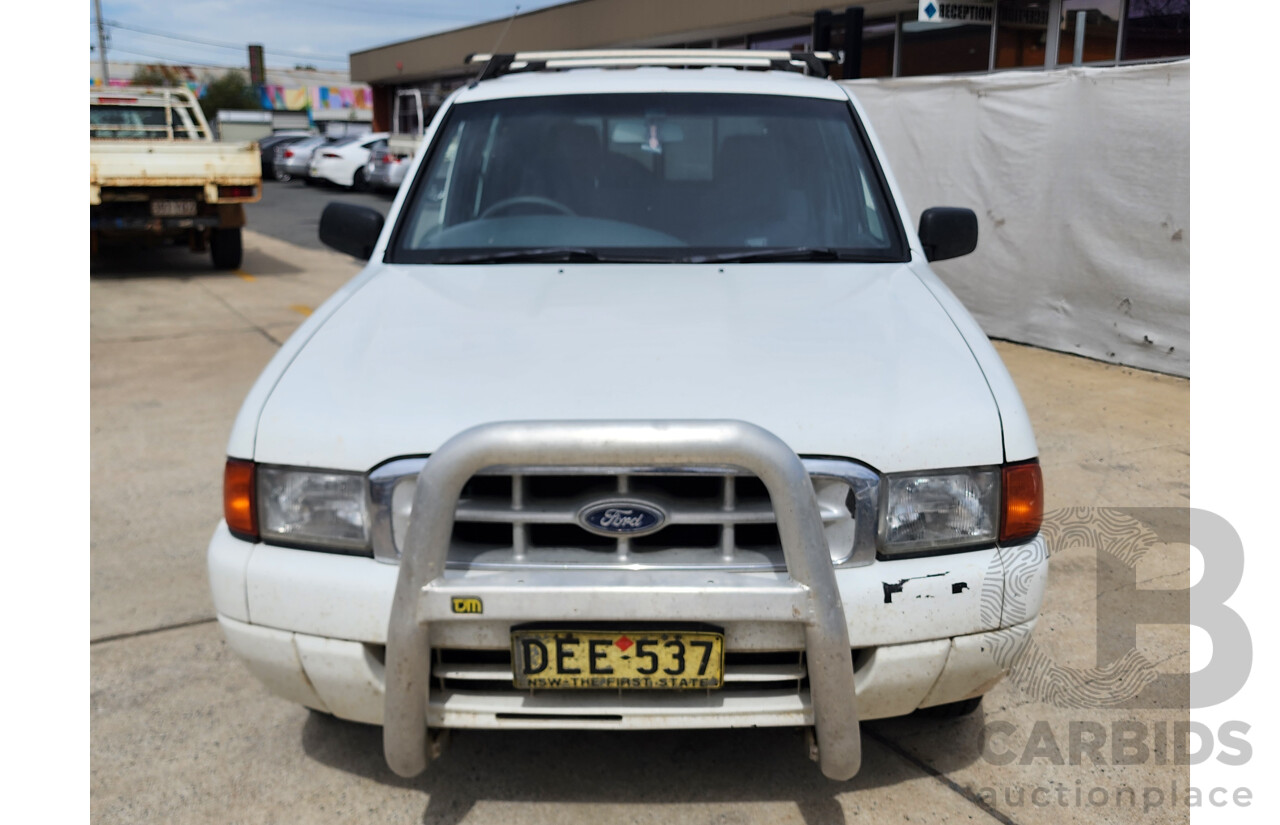 1/2000 Ford Courier XL PE Crew Cab P/Up White 2.6L
