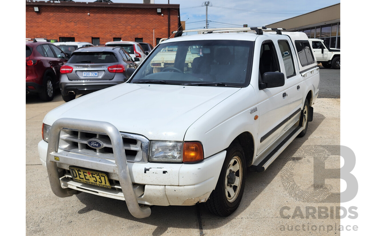 1/2000 Ford Courier XL PE Crew Cab P/Up White 2.6L