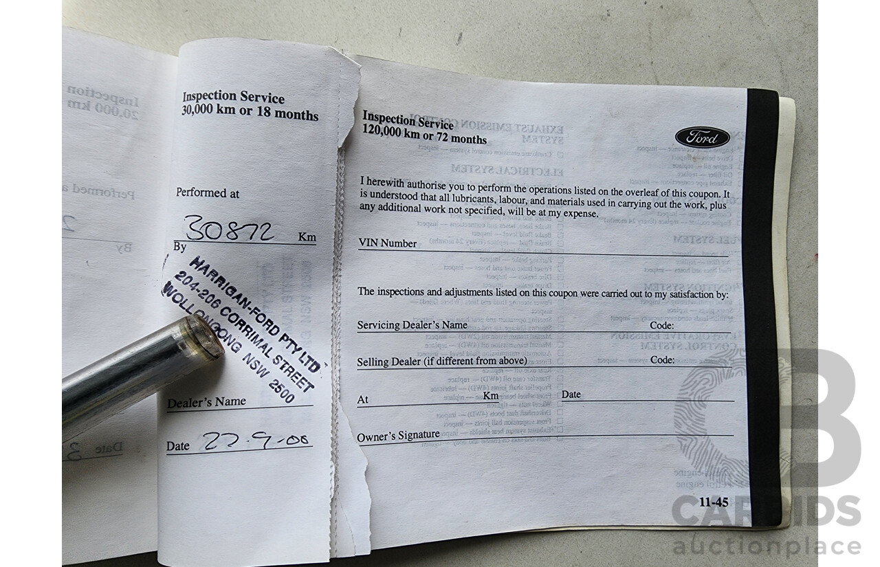 1/2000 Ford Courier XL PE Crew Cab P/Up White 2.6L