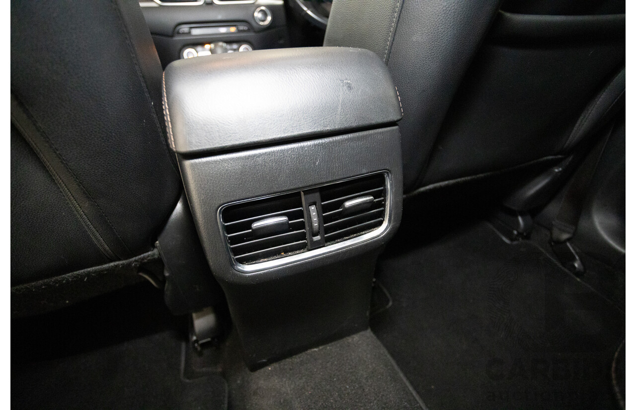 09/2017 Mazda CX-5 Akera (AWD) MY17.5 (KF SERIES 2) 4D Wagon Snowflake White Pearl Turbo Diesel 2.2L