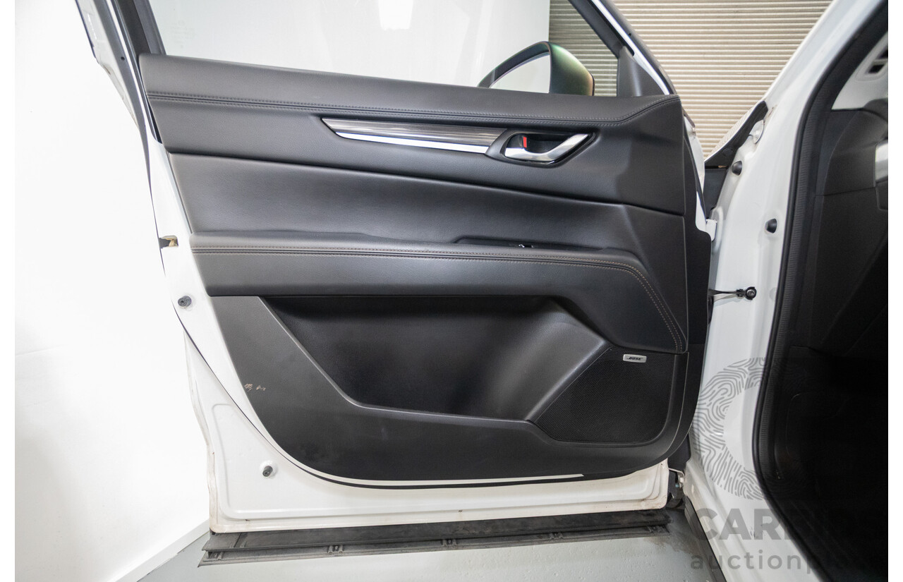 09/2017 Mazda CX-5 Akera (AWD) MY17.5 (KF SERIES 2) 4D Wagon Snowflake White Pearl Turbo Diesel 2.2L