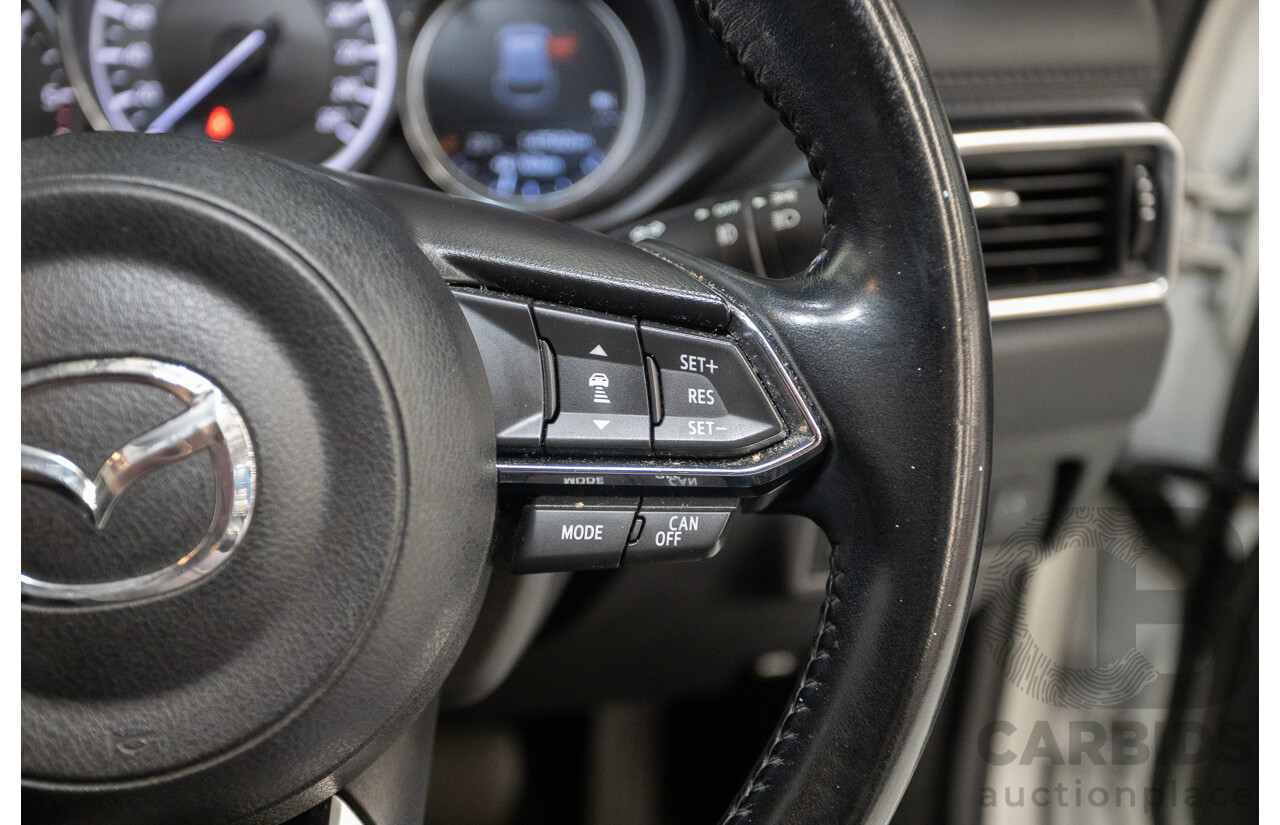 09/2017 Mazda CX-5 Akera (AWD) MY17.5 (KF SERIES 2) 4D Wagon Snowflake White Pearl Turbo Diesel 2.2L