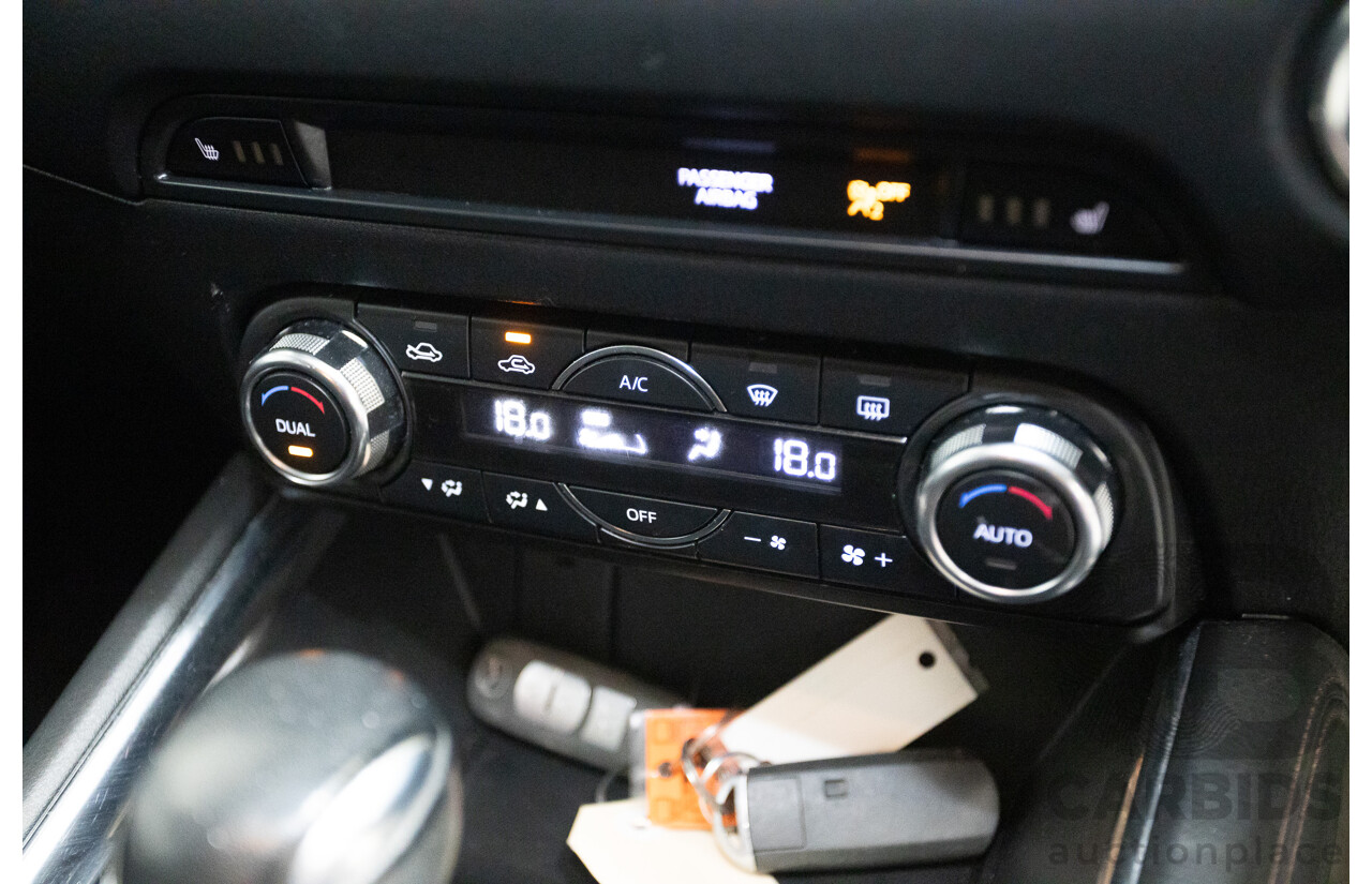 09/2017 Mazda CX-5 Akera (AWD) MY17.5 (KF SERIES 2) 4D Wagon Snowflake White Pearl Turbo Diesel 2.2L