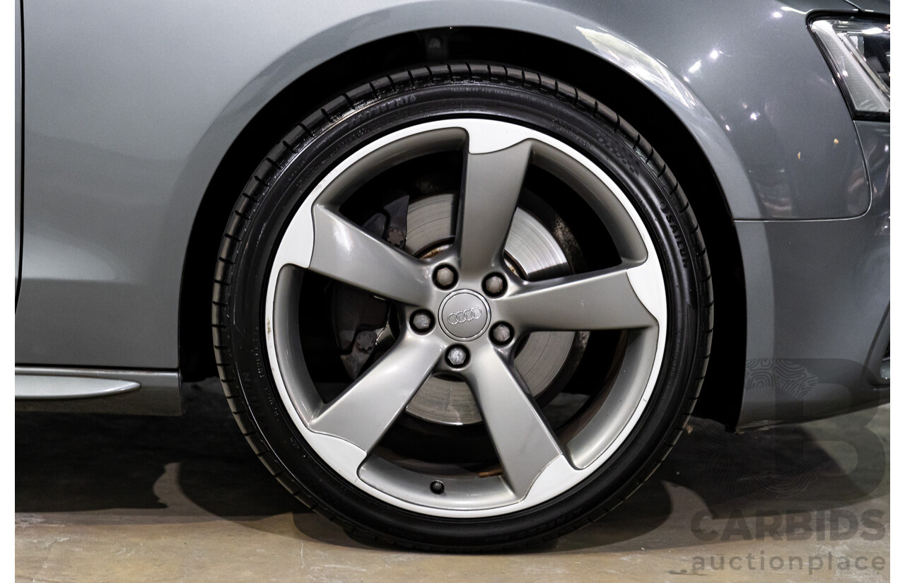 3/2014 Audi A5 2.0 TFSI S-Line Quattro 8T MY14 2d Coupe Monsoon Grey Metallic Turbo 2.0L