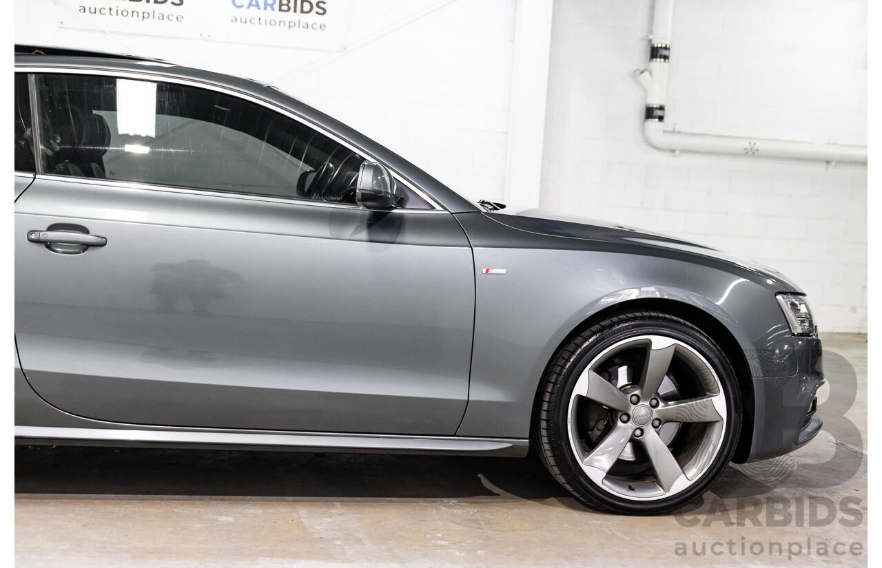3/2014 Audi A5 2.0 TFSI S-Line Quattro 8T MY14 2d Coupe Monsoon Grey Metallic Turbo 2.0L