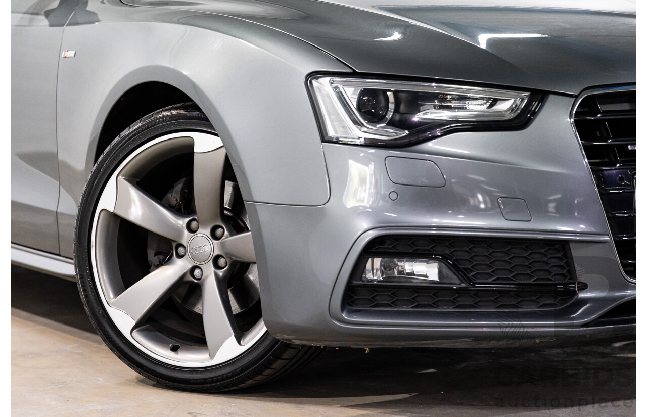 3/2014 Audi A5 2.0 TFSI S-Line Quattro 8T MY14 2d Coupe Monsoon Grey Metallic Turbo 2.0L