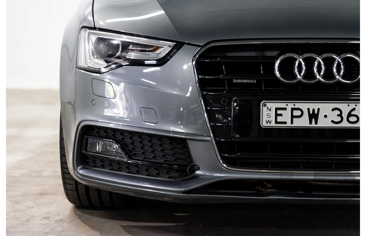 3/2014 Audi A5 2.0 TFSI S-Line Quattro 8T MY14 2d Coupe Monsoon Grey Metallic Turbo 2.0L