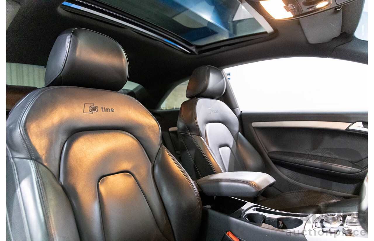 3/2014 Audi A5 2.0 TFSI S-Line Quattro 8T MY14 2d Coupe Monsoon Grey Metallic Turbo 2.0L