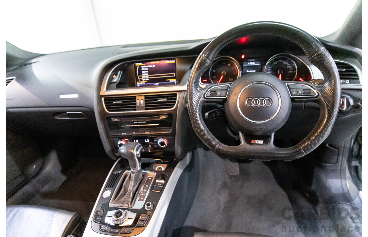 3/2014 Audi A5 2.0 TFSI S-Line Quattro 8T MY14 2d Coupe Monsoon Grey Metallic Turbo 2.0L