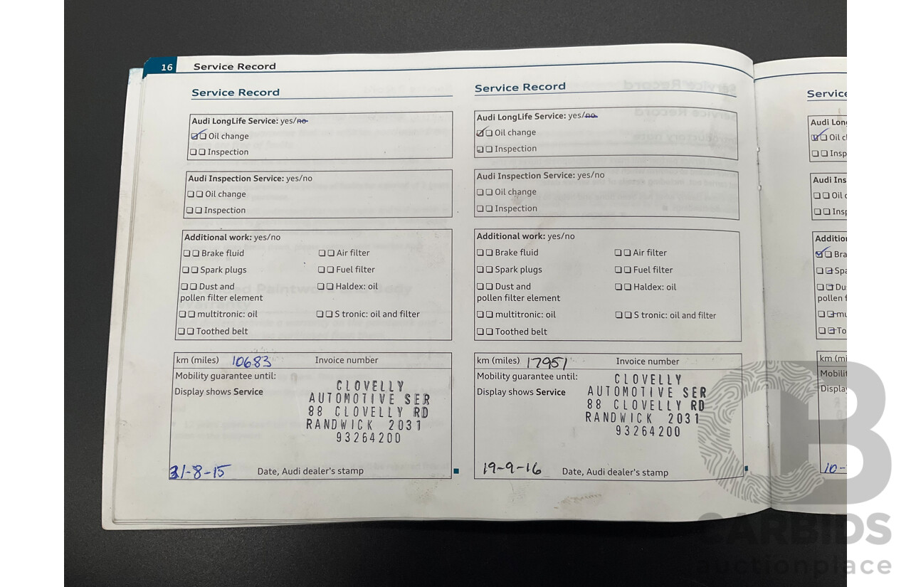 3/2014 Audi A5 2.0 TFSI S-Line Quattro 8T MY14 2d Coupe Monsoon Grey Metallic Turbo 2.0L