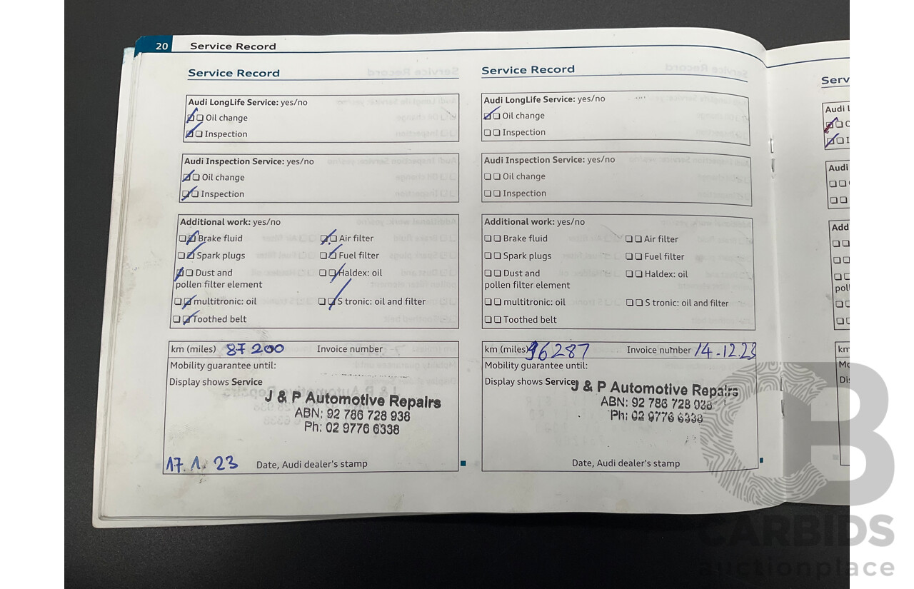 3/2014 Audi A5 2.0 TFSI S-Line Quattro 8T MY14 2d Coupe Monsoon Grey Metallic Turbo 2.0L